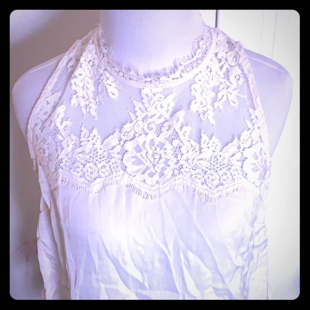 Free People Lace Crop Top